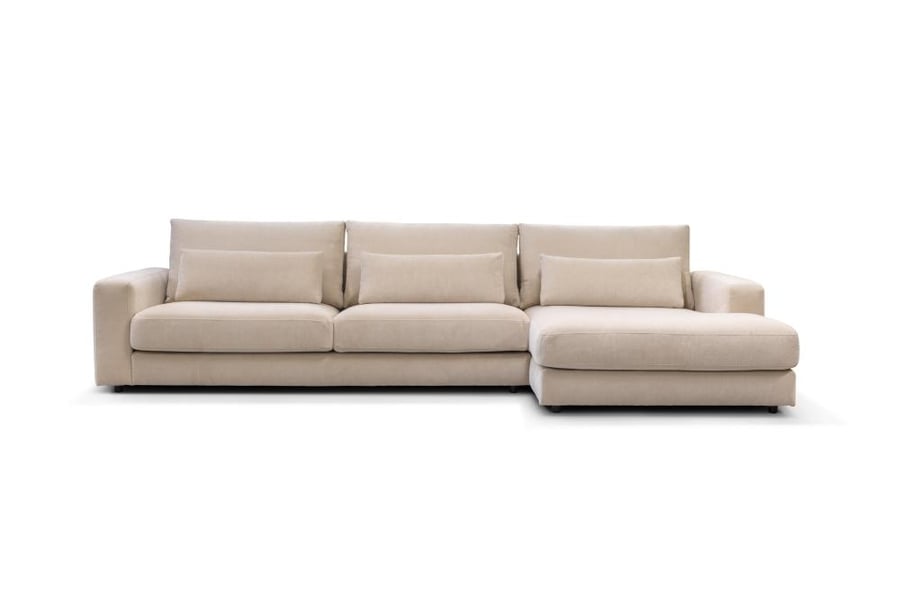HUDSON SOFA 3 SEAT CHAISE LOUNGE LEFT