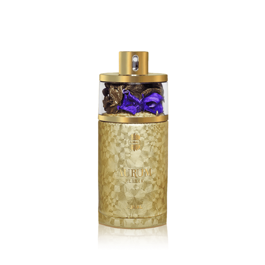 عطر أجمل أوروم إليكسير (Ajmal Aurum Elixir) أو دو برفيوم للجنسين - عطر عنبري غورماند فاخر بحجم 75 مل