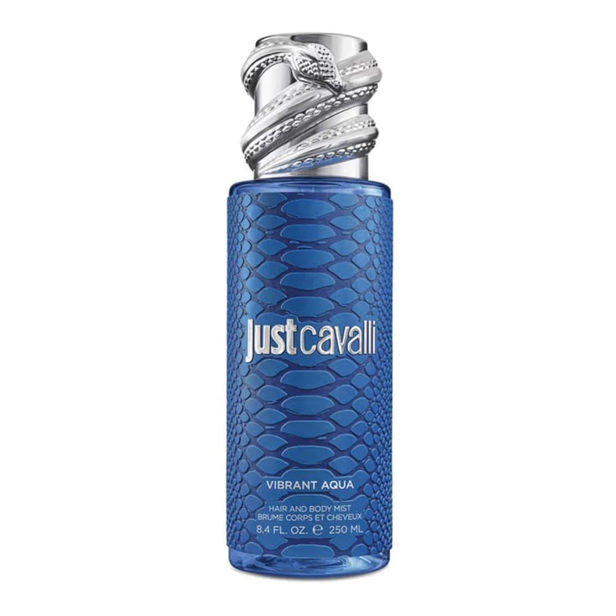 Body and hair perfume Just Cavalli Vibrant Aqua 250ml – a refreshing touch with the charm of ocean colors