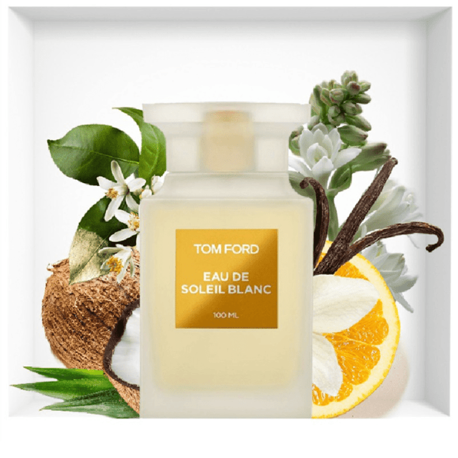 عطر أو دو سوليل بلانك من توم فورد50مل – Tom Ford Eau de Soleil Blanc Eau de Toilette – انتعاش فاخر يعكس دفء الشمس وجمال الصيف