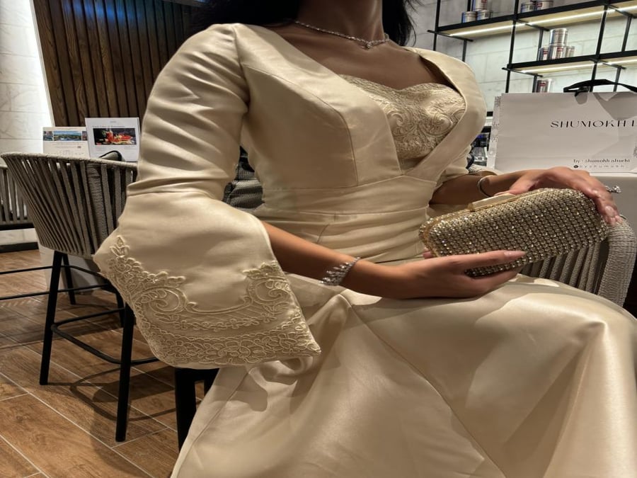 Beige and gold