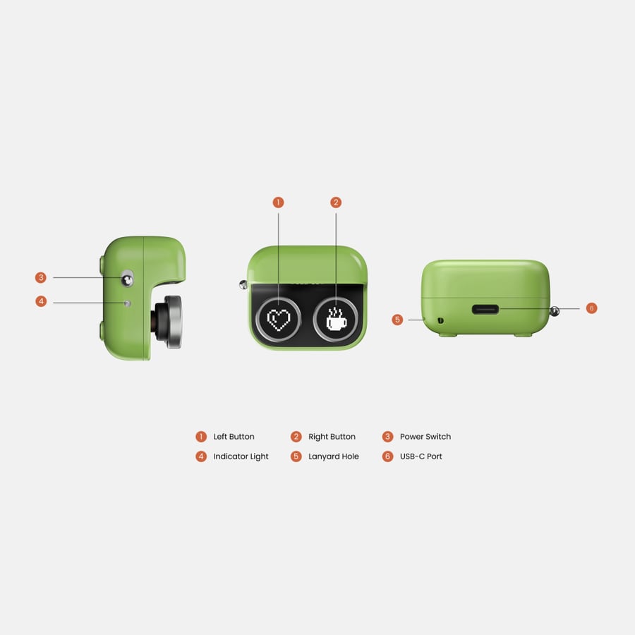 BOOX Tappy Wireless Page Turner (light Green)