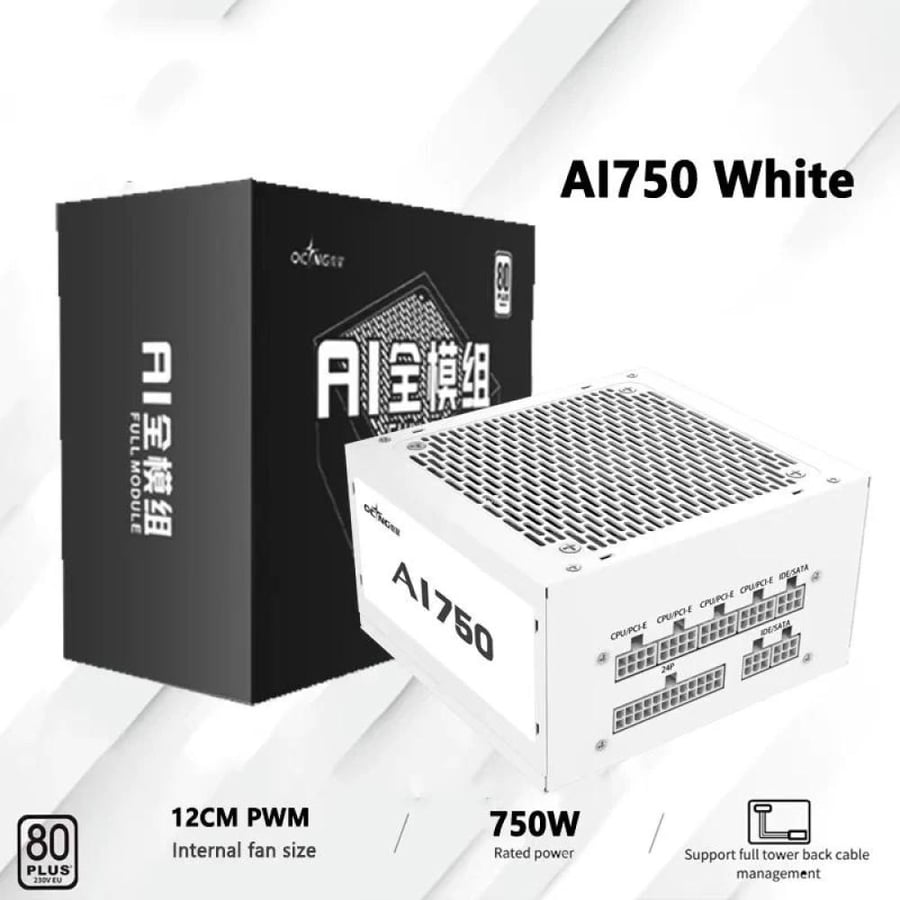 وحدة تزويد الطاقة ATX 3.0 80+ White – كفاءة مستقرة للألعاب واحتراف الأداء