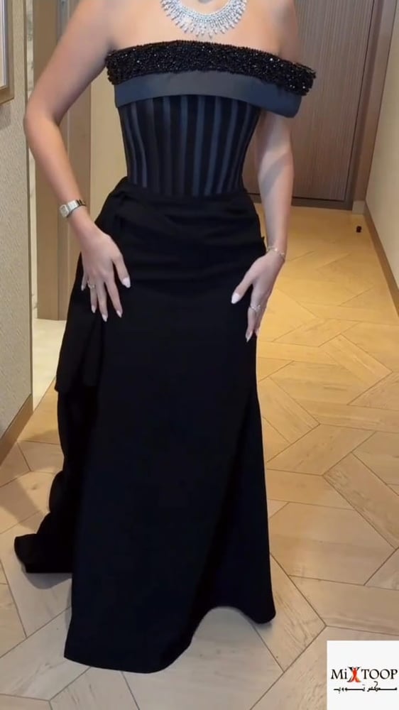 فستان سهره باربي تطريز لولو مكس توب