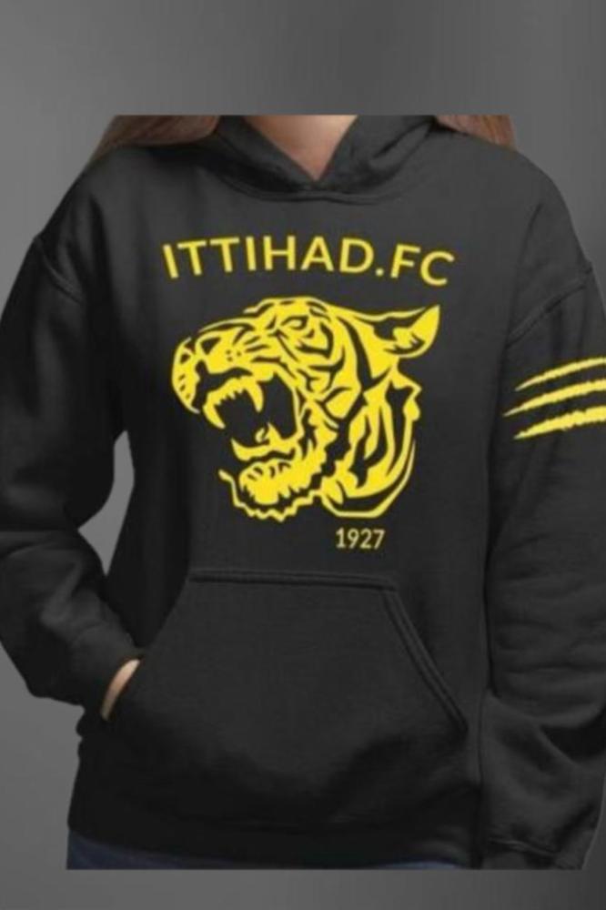 هودي الاتحاد اللون الاسود.