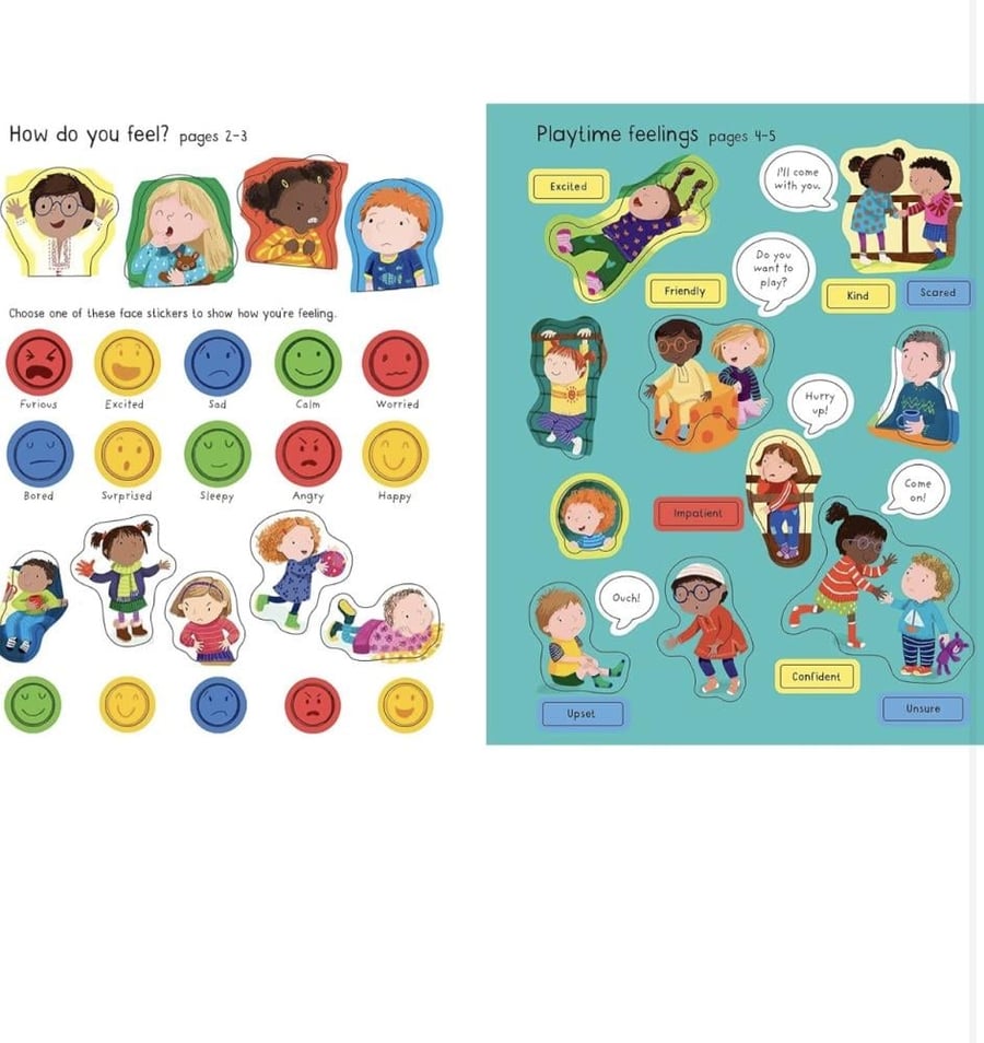 Sticker Book Feelings