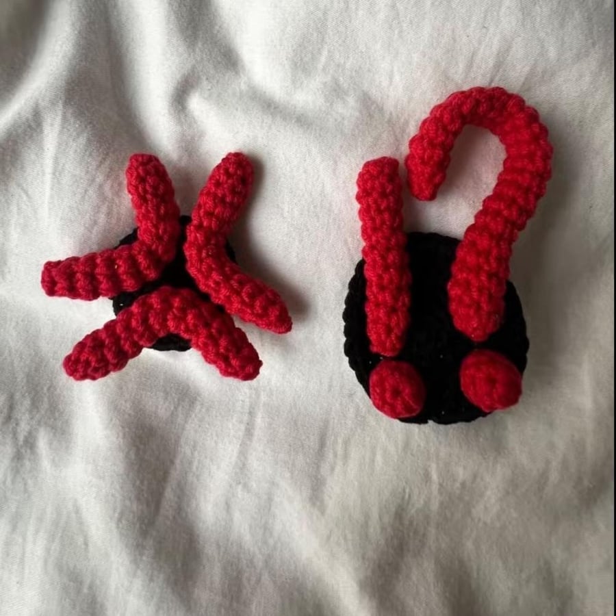 Angry hair clips