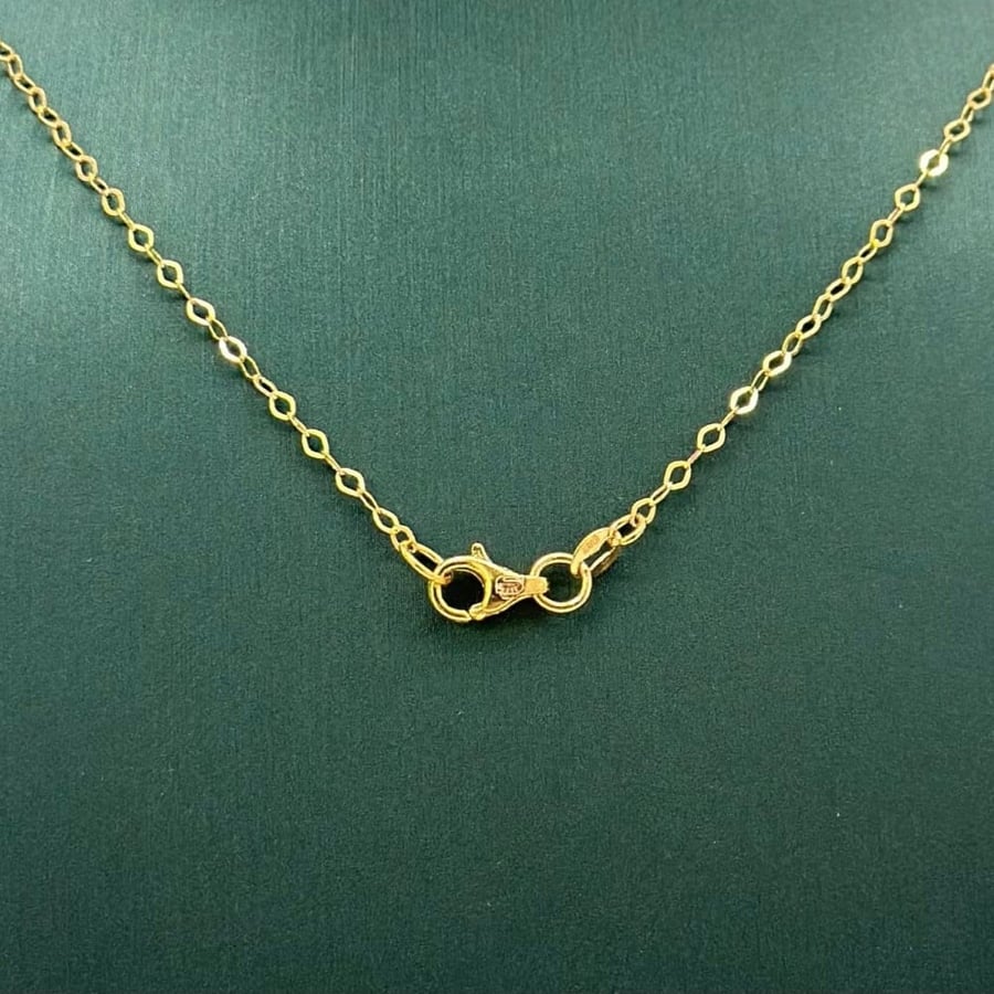 عقد ذهب أصفر عيار 21 من مجوهرات الشلوي - 21k yellow gold necklace from