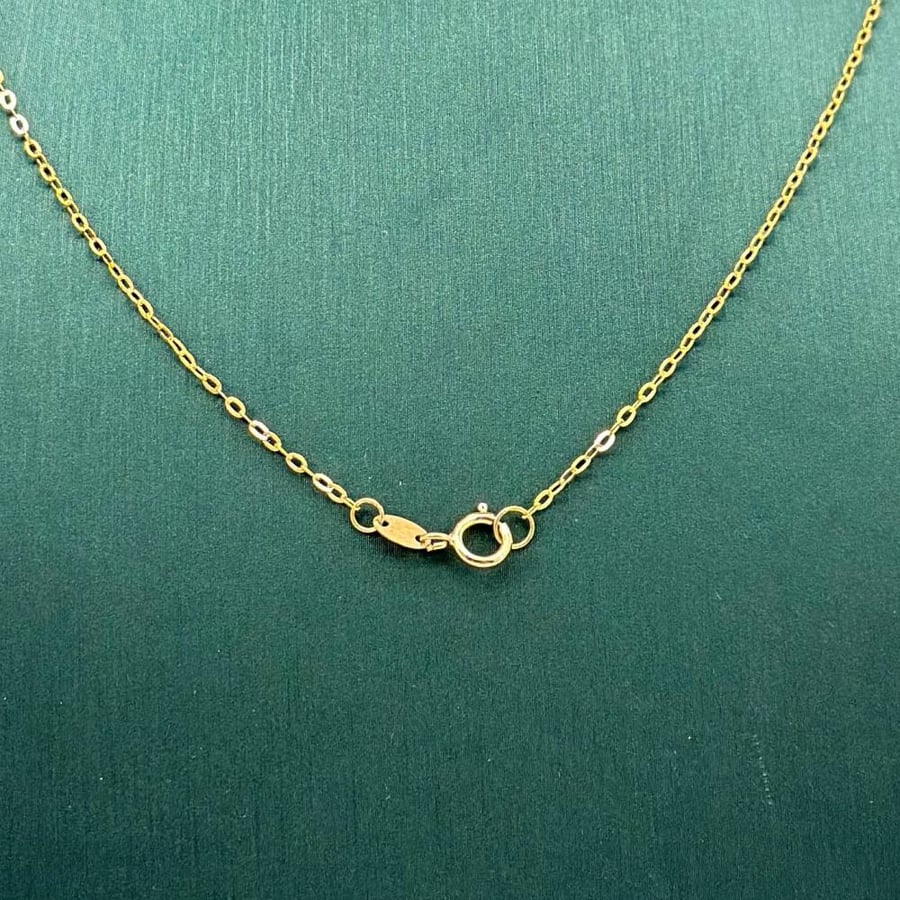 عقد ذهب اصفر عيار 21 مع لؤلؤ من مجوهرات الشلوي