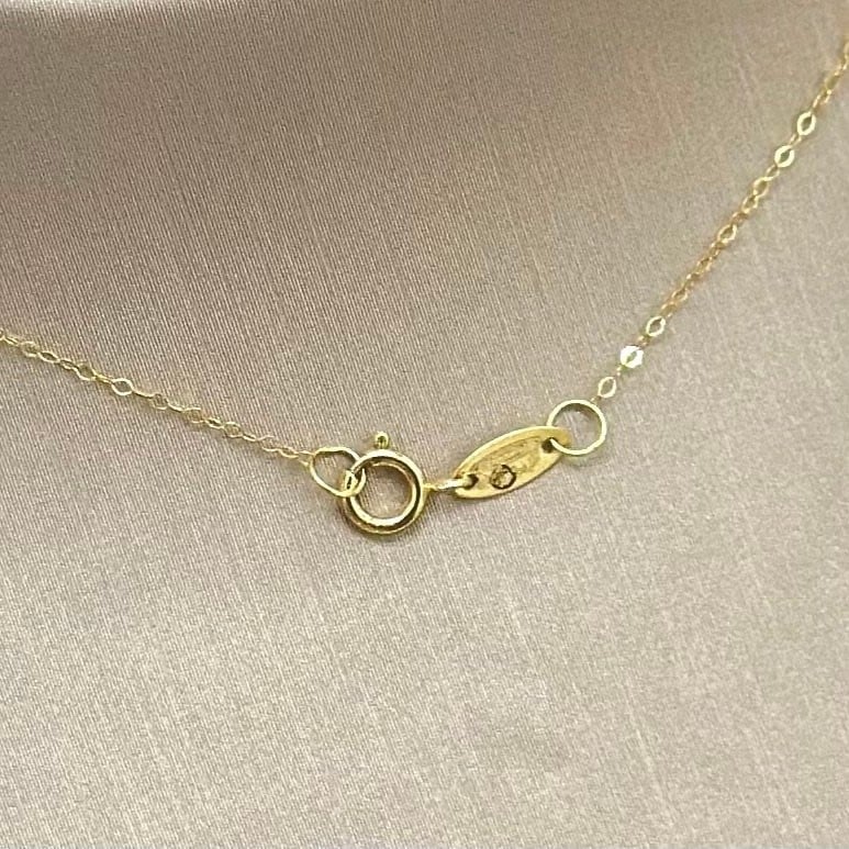 عقد ذهب أصفر عيار18 من مجوهرات الشلوي -18 K yellow gold necklace from