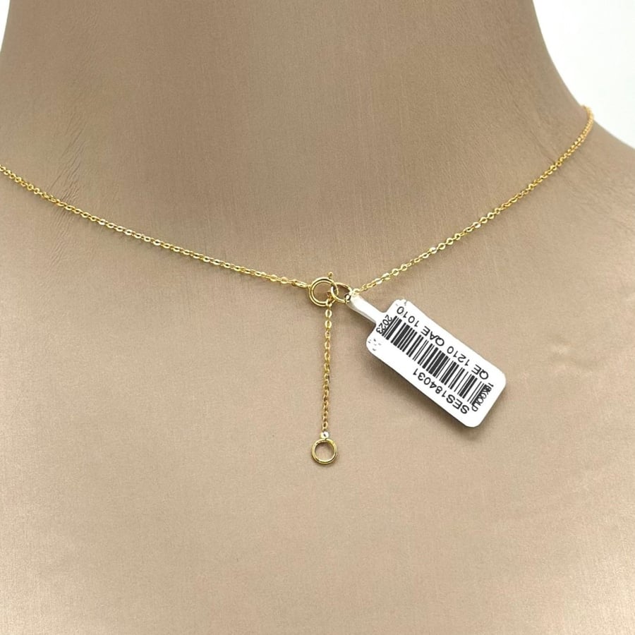 عقد ذهب أصفر عيار18 من مجوهرات الشلوي -18 K yellow gold necklace from