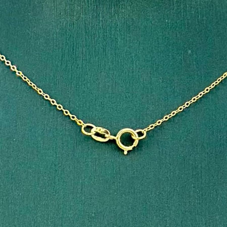 سلسال ذهب أصفر عيار 18 من مجوهرات الشلوي