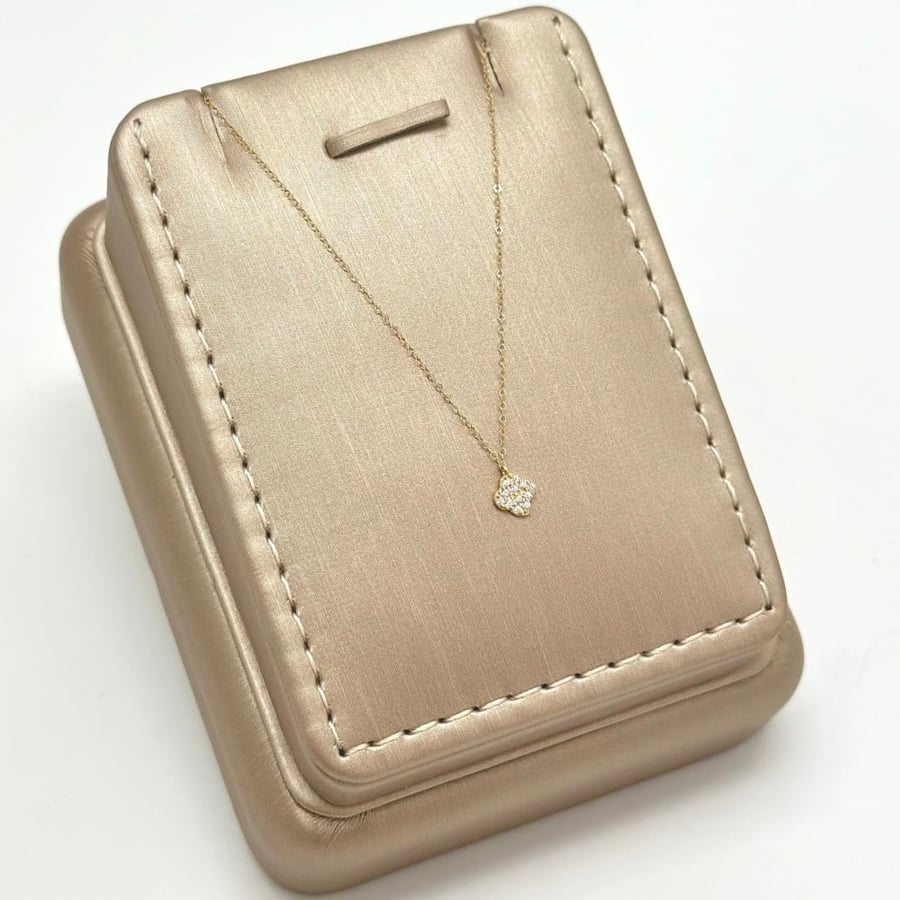عقد ذهب أصفر عيار18 من مجوهرات الشلوي -18 K yellow gold necklace from
