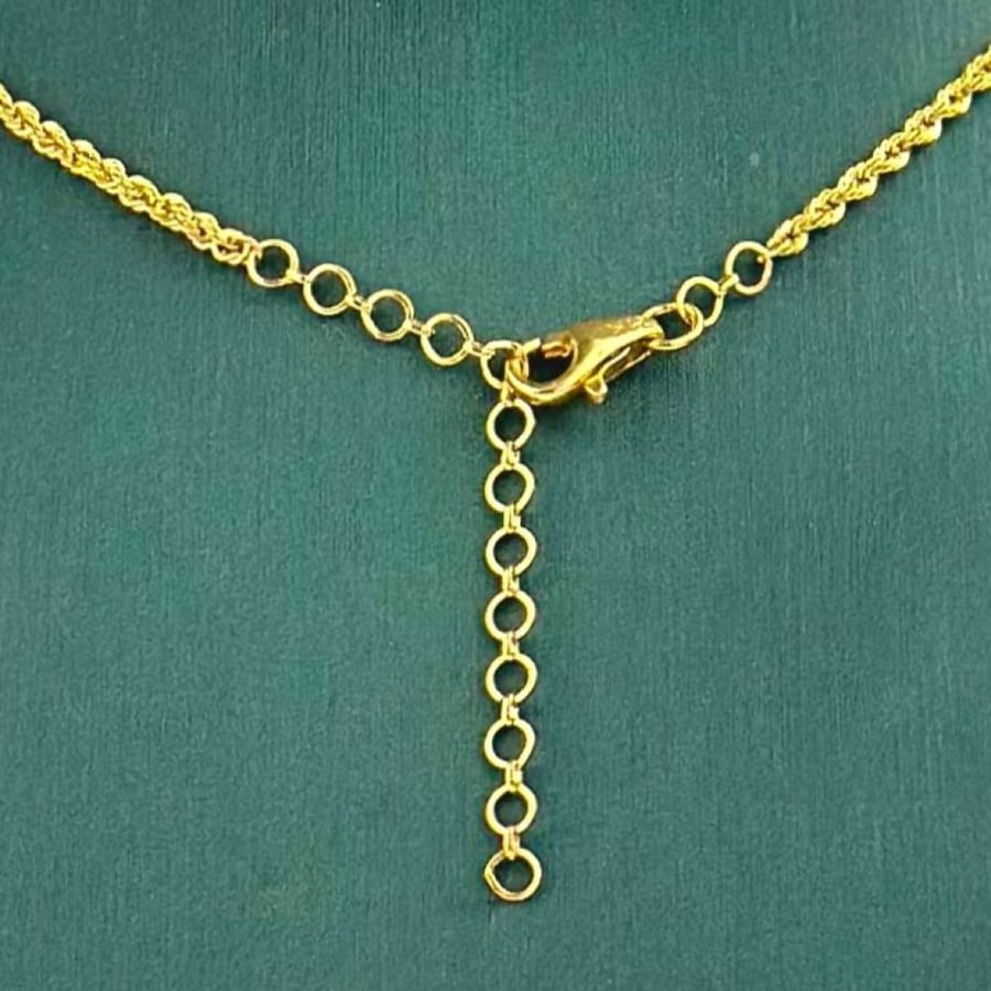 سلسال ذهب أصفر عيار 21 من مجوهرات الشلوي
