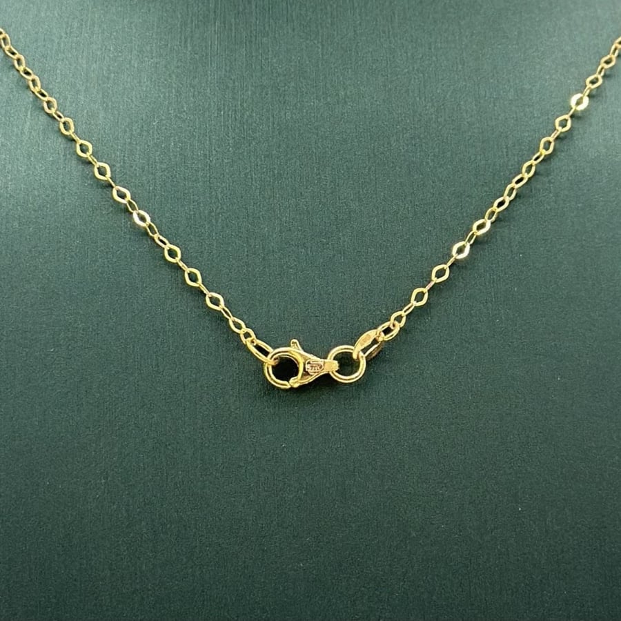 عقد ذهب أصفر عيار 21 من مجوهرات الشلوي - 21k yellow gold necklace from