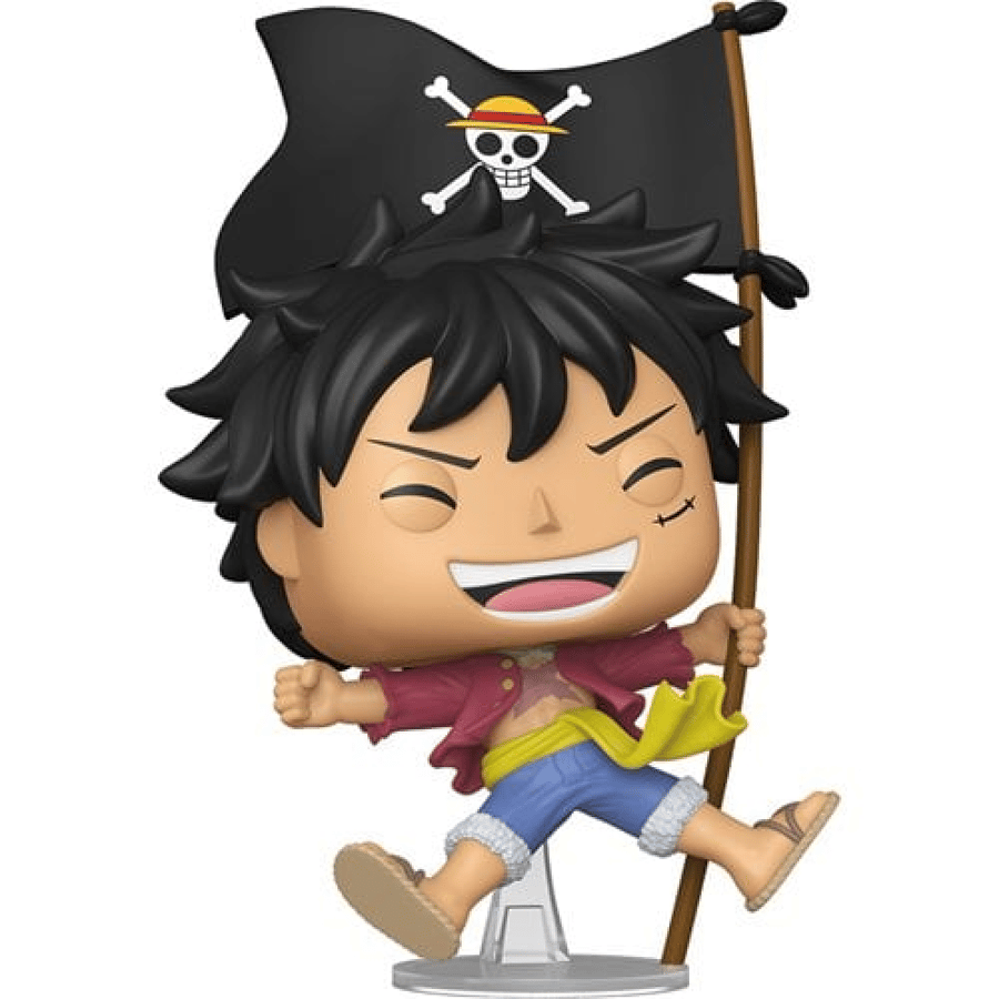 One Piece - Monkey D. Luffy with Flag