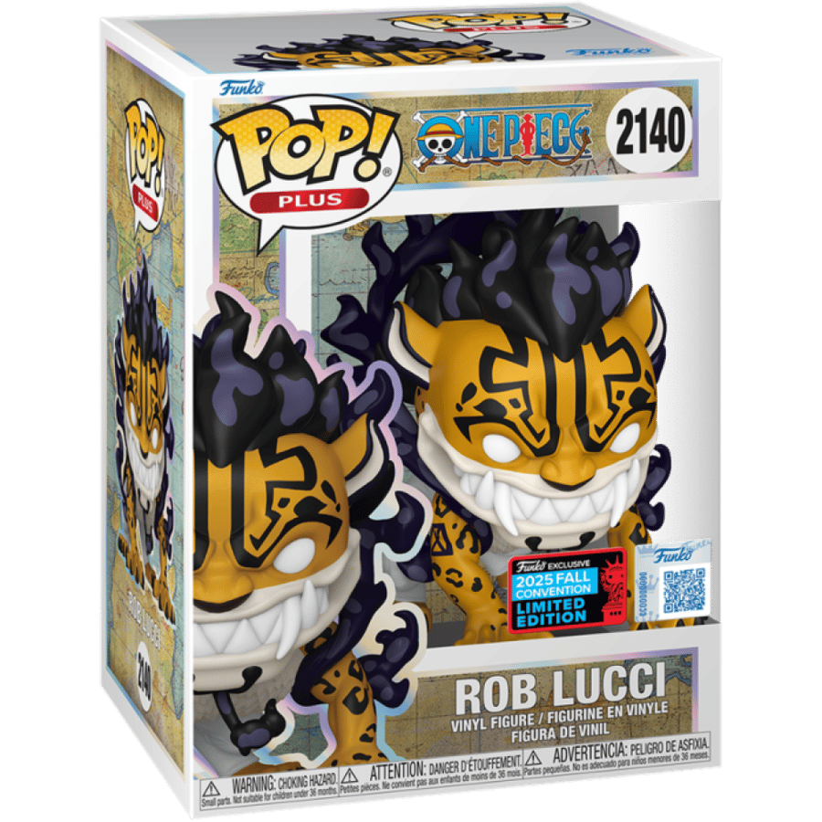 One Piece - Rob Lucci Pop! Plus Vinyl Figure (2025 Fall Convention Exclusive)