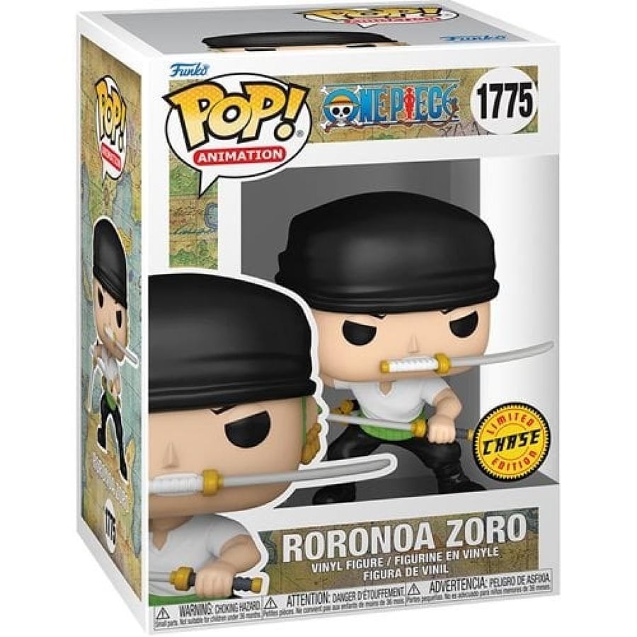 One Piece - Roronoa Zoro with Swords (2024) Funko Pop! Vinyl Figure #1775 (Chase)