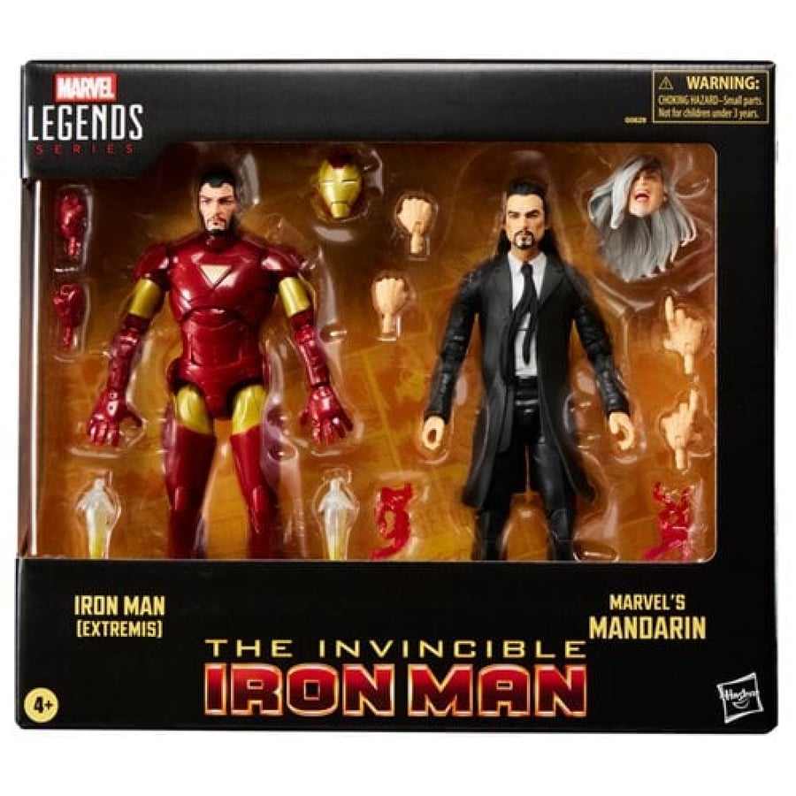 Iron Man Marvel Legends Series Iron Man (Extremis) and Mandarin