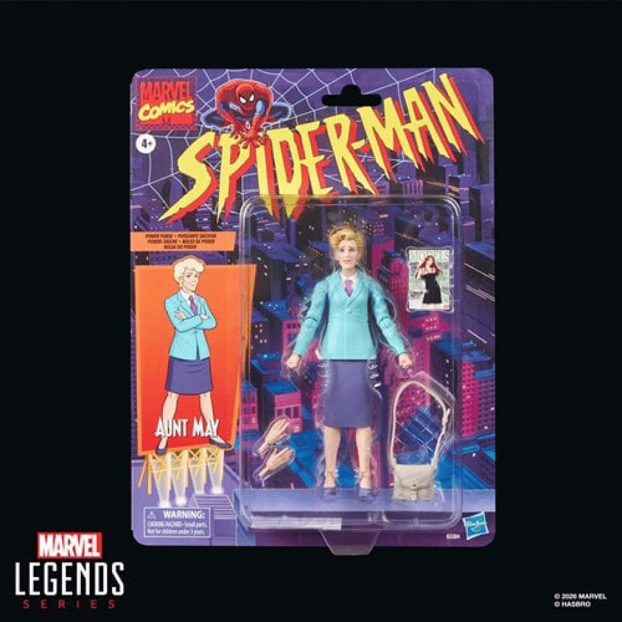 Spider-Man: The Animated Series Marvel Legends Aunt May Retro