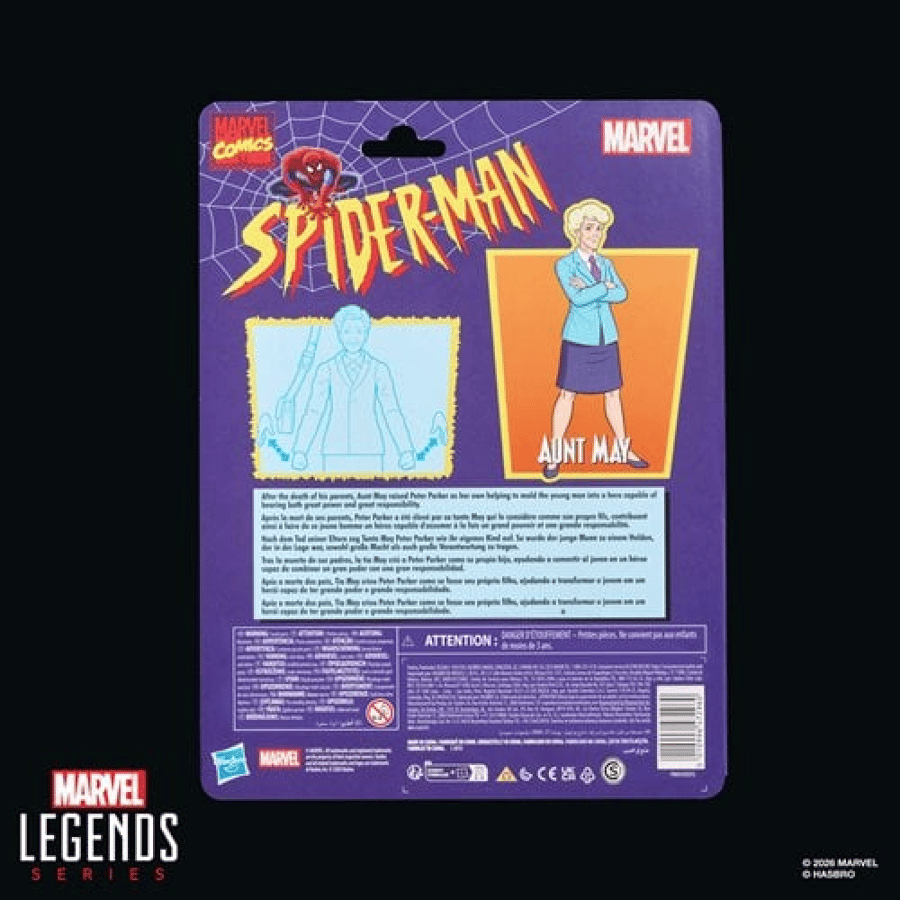 Spider-Man: The Animated Series Marvel Legends Aunt May Retro