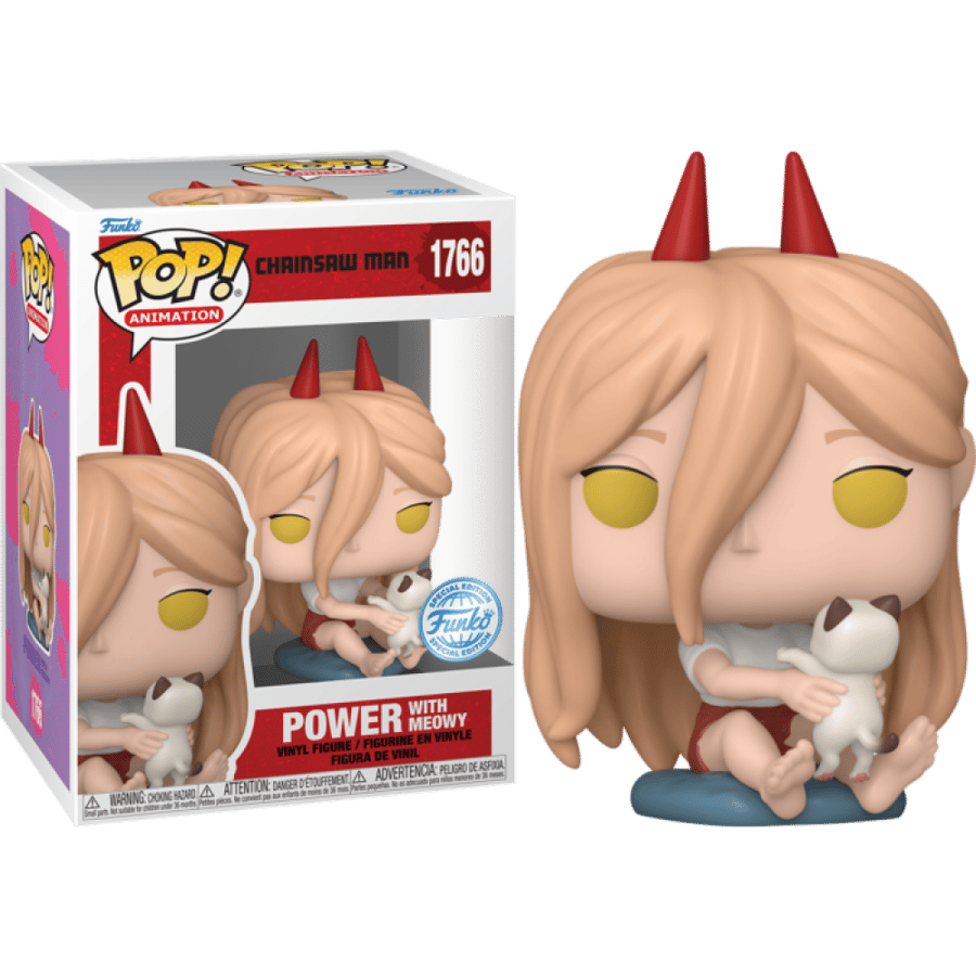 Chainsaw Man - Power with Meowy Pop! Vinyl Figure