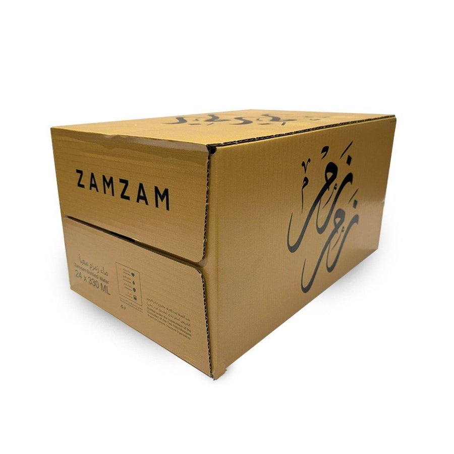 كرتون ماء زمزم عبوات صغيرة (330 مل × 24 عبوة)