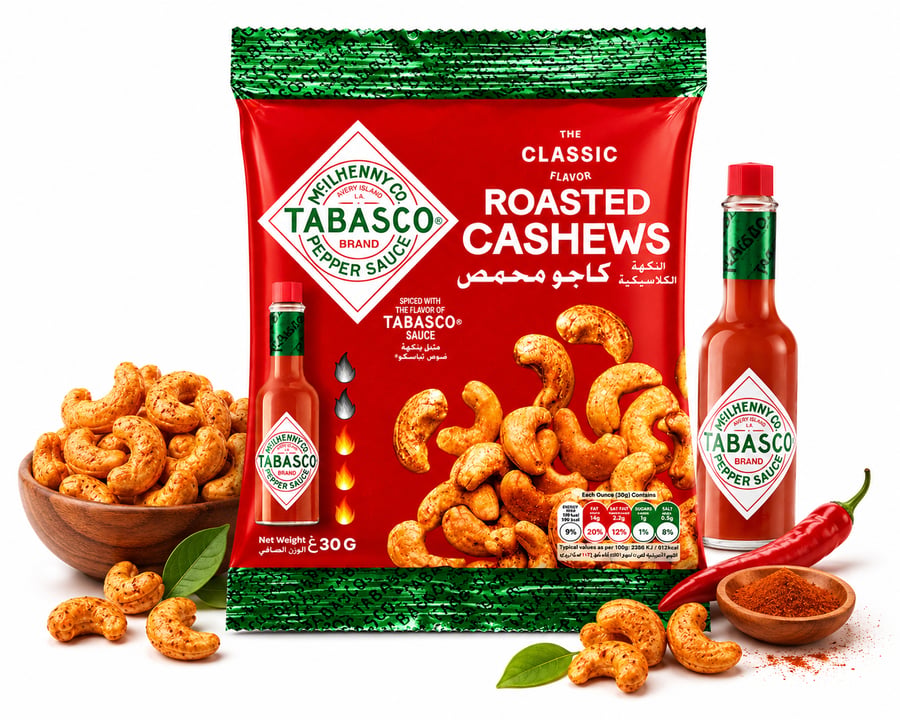 Tabasco Roasted Cashew nut 30gm