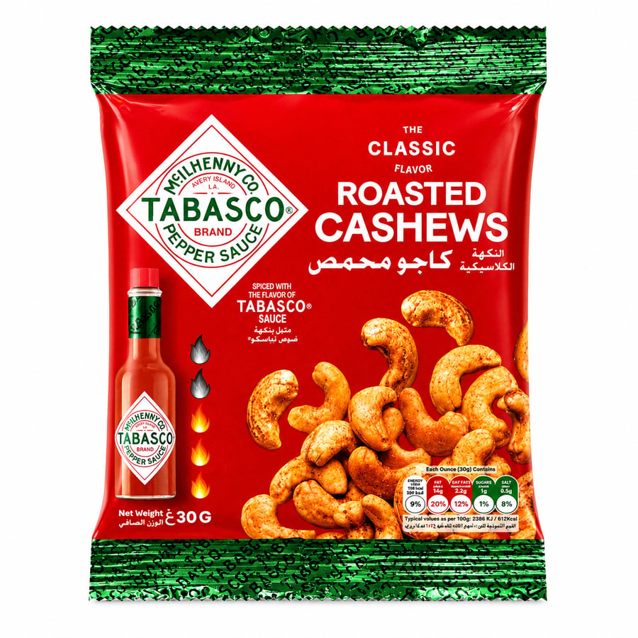 Tabasco Roasted Cashew nut 30gm