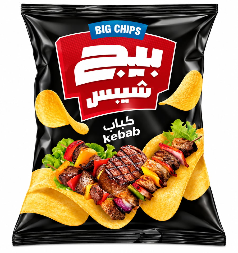 بيج شيبس كباب 100 جرام