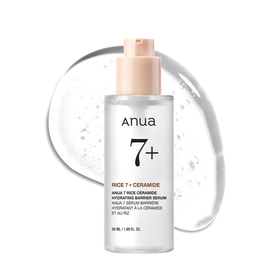 سيروم الأرز بخلاصة السيراميد المرطب من انوا Anua Rice 7 Ceramide Hydrating Barrier Serum 50ml