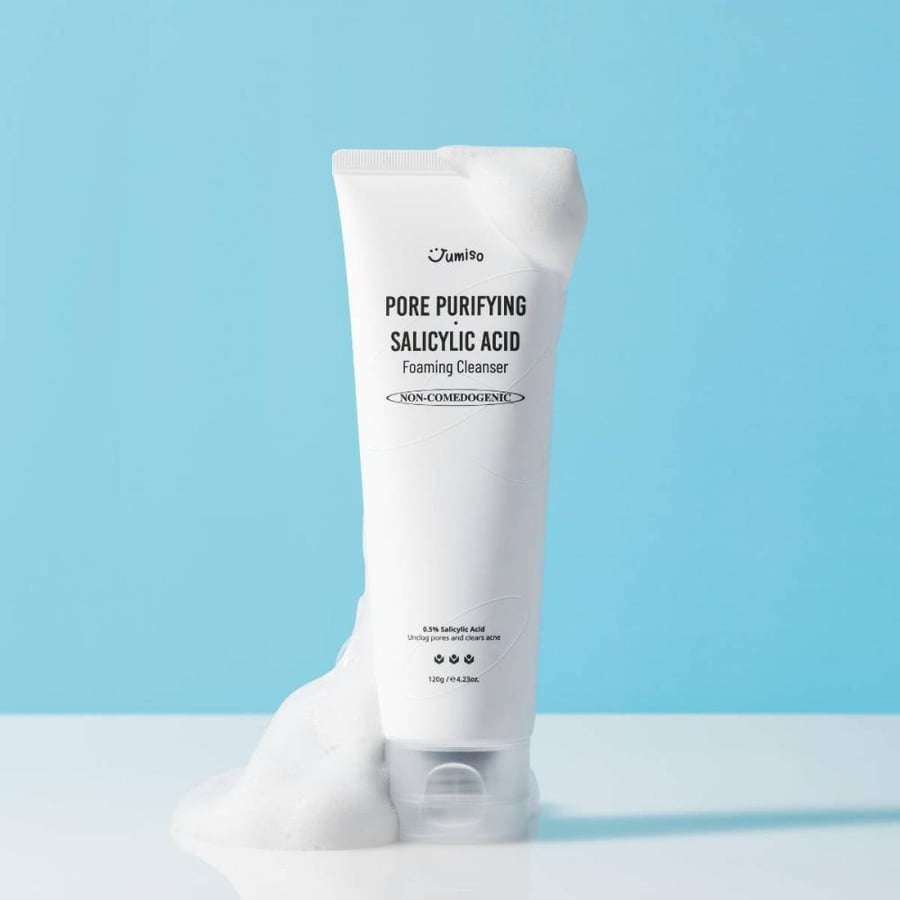 غسول الوجه الرغوي بحمض الساليسيليك لتنقية المسام جوميسو  Jumiso Pore-Purifying Salicylic Acid Foaming Cleanser 120g