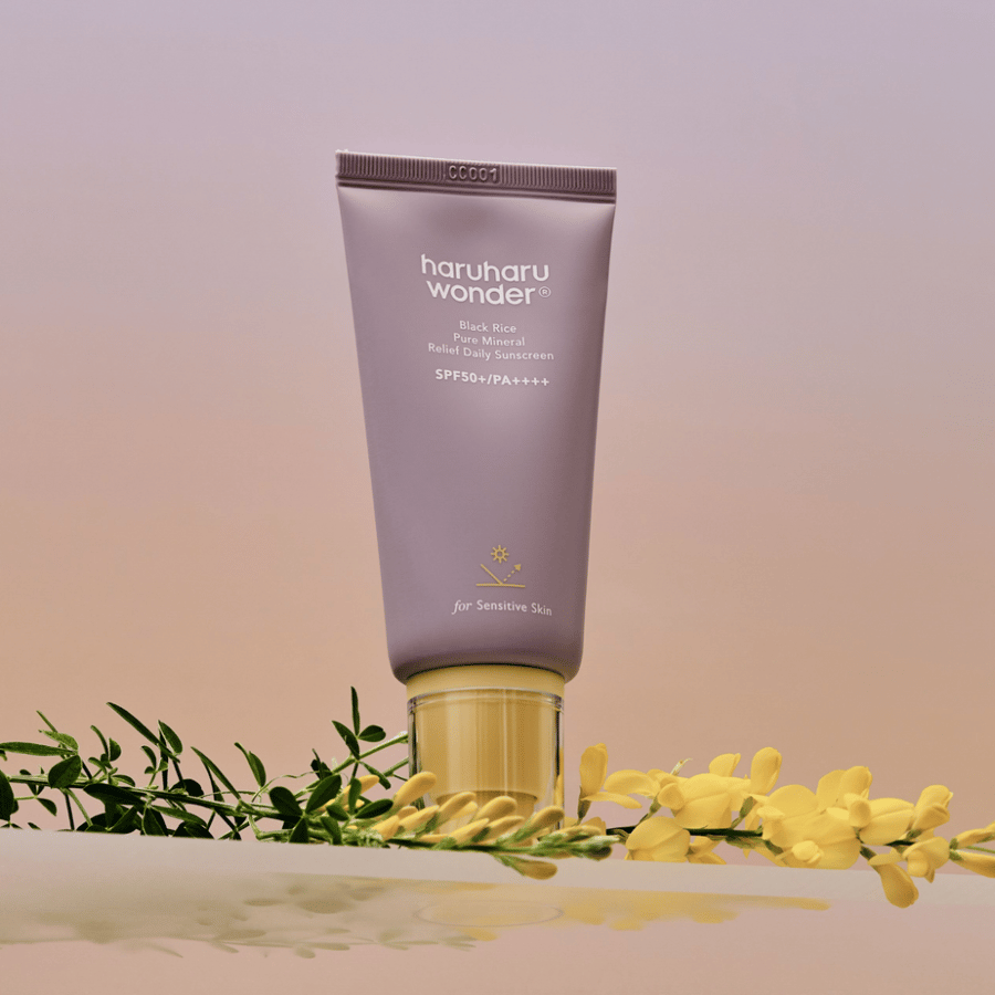 واقي الشمس اليومي من الأرز الأسود النقي بالمعادن من هارو هارو وندر  HaruHaru Wonder  Black Rice Pure Mineral Relief Daily Sunscreen 50ml