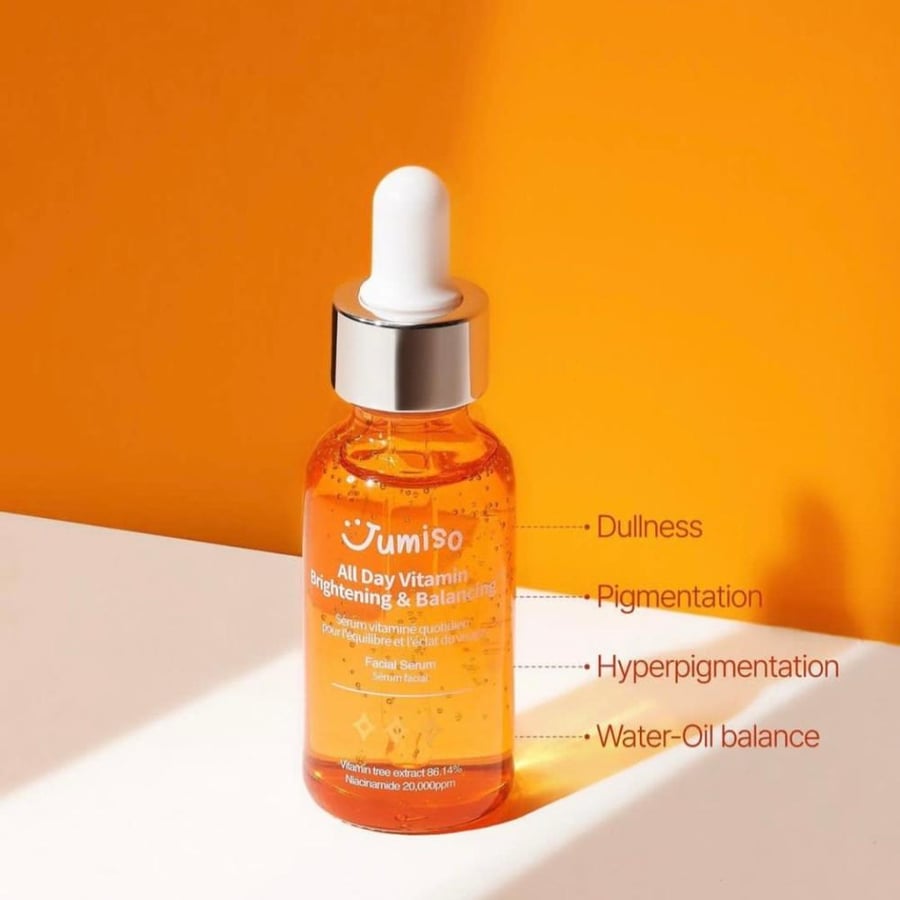 سيروم تفتيح البشرة المعزز بالفيتامينات من جوميسو Jumiso All Day Vitamin Brightening & Balancing Facial Serum 50ml