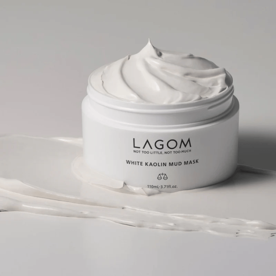 قناع طين الكاولين الأبيض من لاجوم  Lagom White Kaolin Mud Mask 110ml
