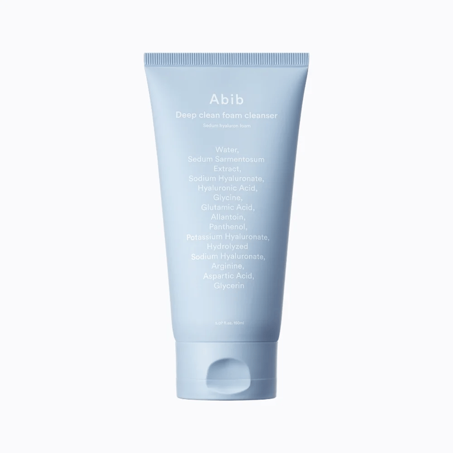 غسول رغوي سيدوم هيالورون للتنظيف العميق من ابيب Abib Deep Clean Foam Cleanser #Sedum Hyaluron 150ml