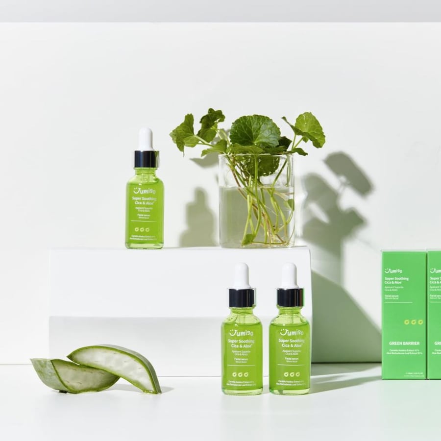 سيروم بخلاصة السيكا والصبار من جوميسو  Jumiso Super Soothing Cica & Aloe Facial Serum 30ml