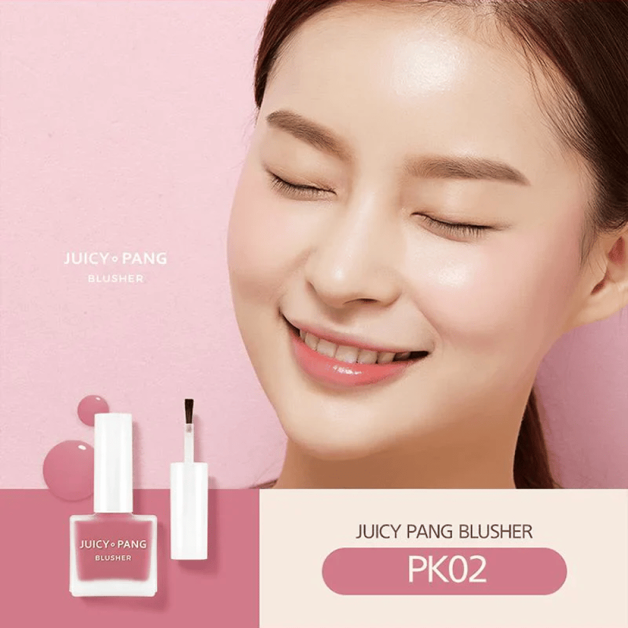 بلشر الخدود جوسي بانج بسبعة ألوان مختلفة من ايبيو  A’pieu Juicy-Pang Water Blusher (7 Colors)