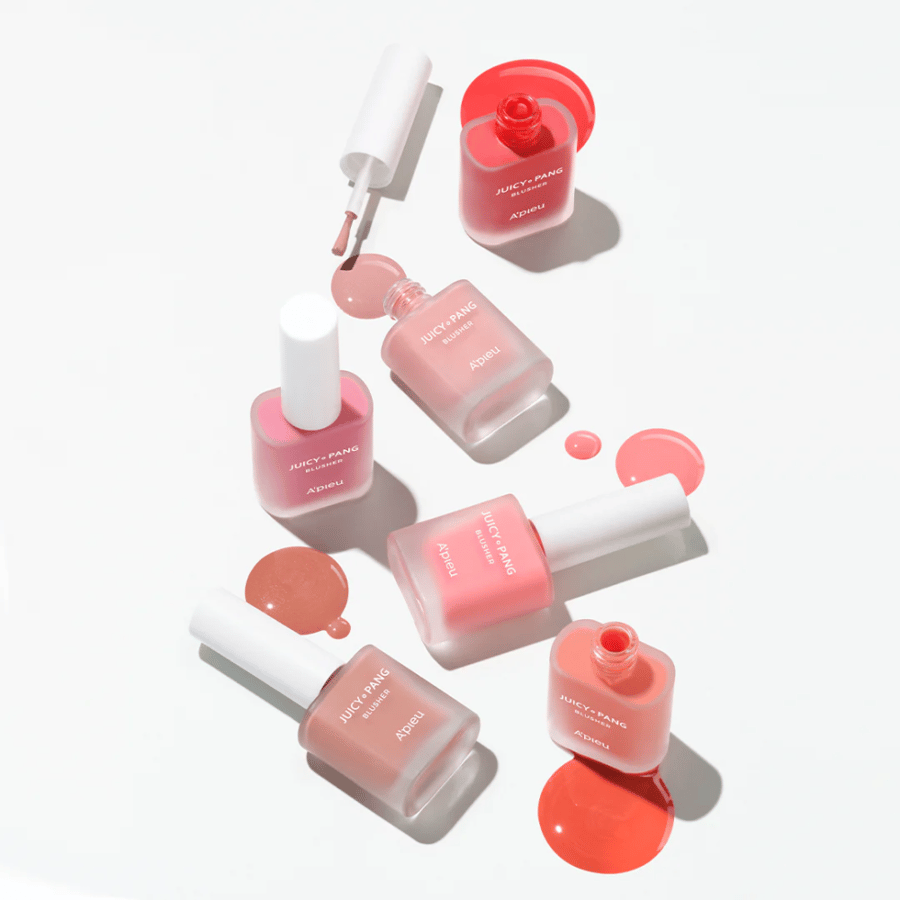بلشر الخدود جوسي بانج بسبعة ألوان مختلفة من ايبيو  A’pieu Juicy-Pang Water Blusher (7 Colors)