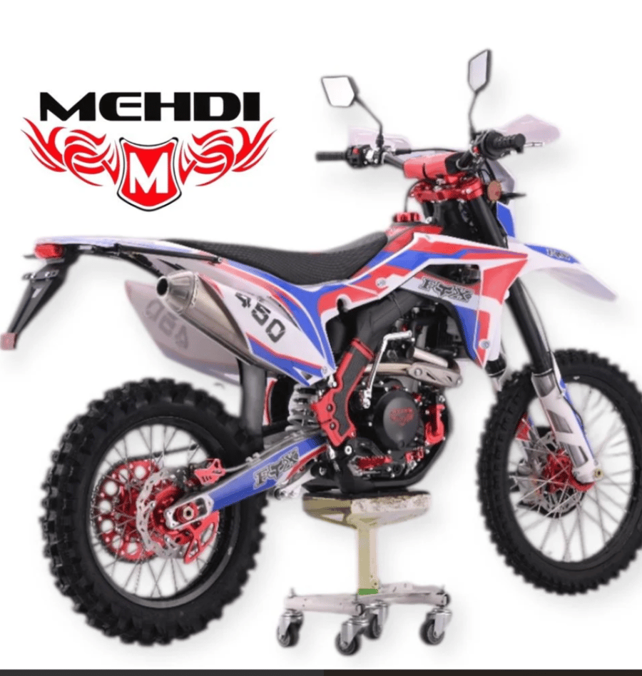 صحرواي دباب ديار لون ازرق دراجة مهدي R 450Cc motorcycle