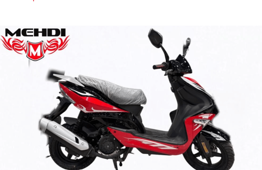 دراجة دباب مهدي R8B 150CC لون احمر motorcycle