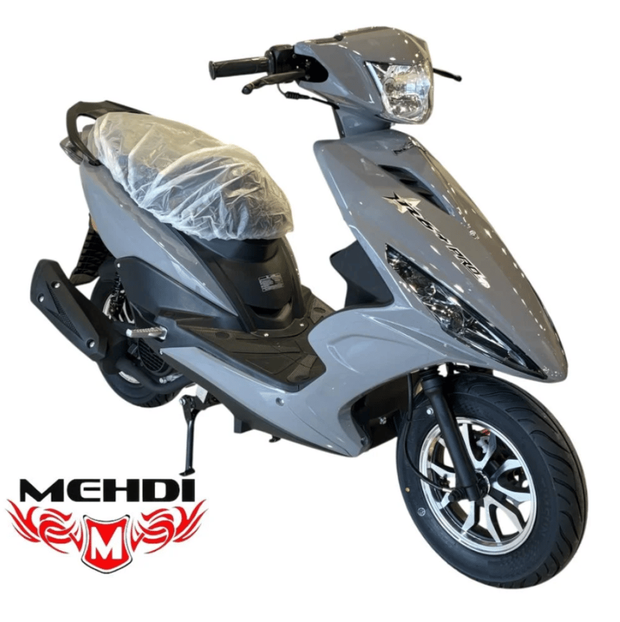 دراجة دباب مهدي ار سكس اللون رمادي 150CC- R6 motorcycle