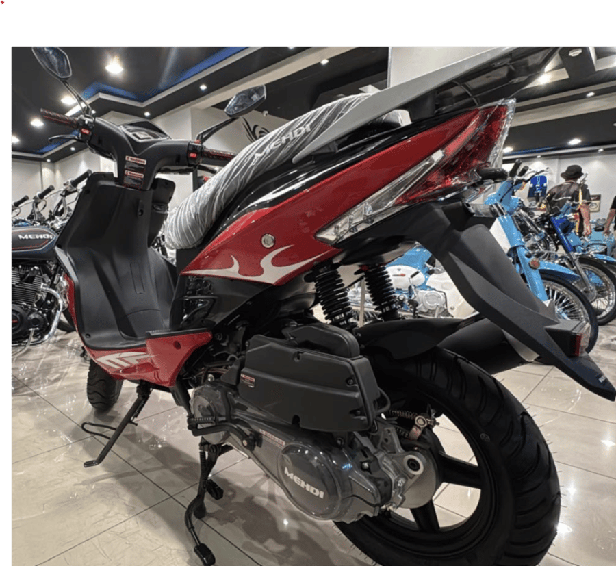 دراجة دباب مهدي R8B 150CC لون احمر motorcycle