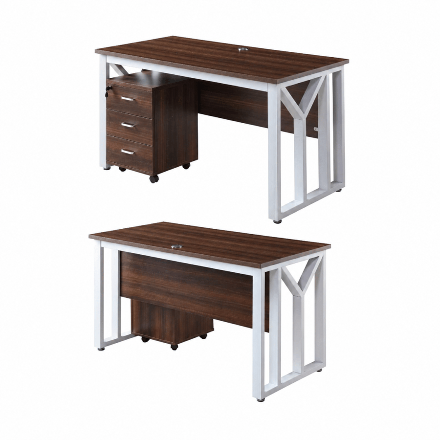 مكتب لون بني قهوة مقاس 160 سم