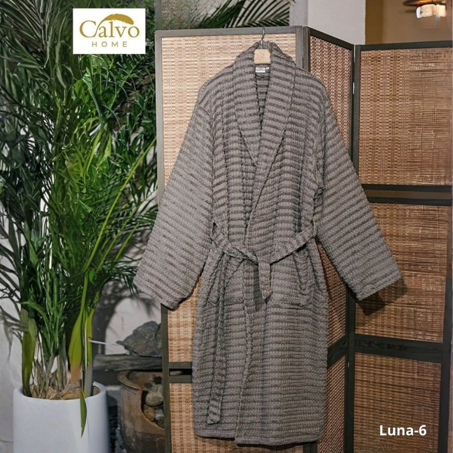 روب حمام قطن فاخر – كالفو هوم (Luna Collection)