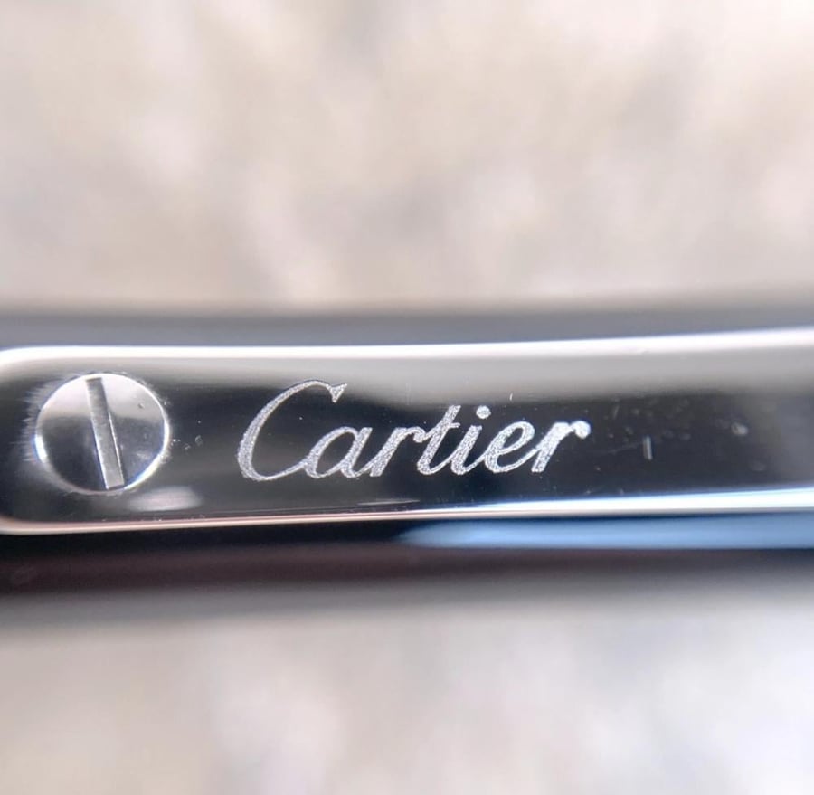 Cartier Santos Black Lacquer | قلم كارتيير سانتوس – بلاتيني – موثق 2001