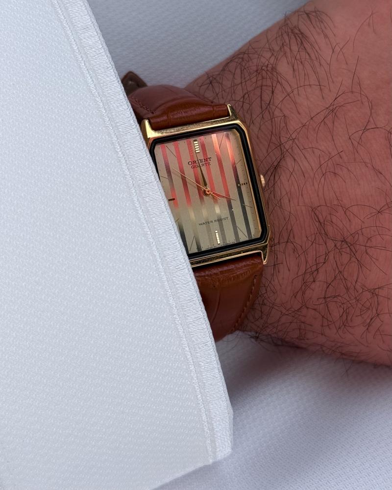 Orient tank quartz 1990-1992