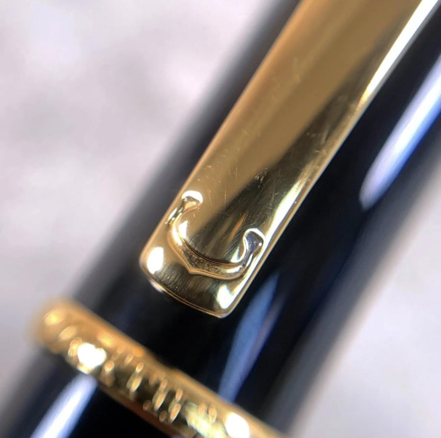 Cartier Diabolo Ballpoint | قلم كارتييه ديابولو – مطلي بالذهب – موثق 2007