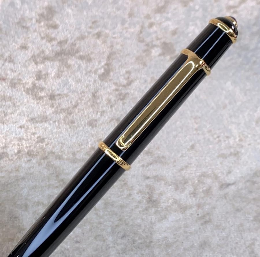 Cartier Diabolo Ballpoint | قلم كارتييه ديابولو – مطلي بالذهب – موثق 2007
