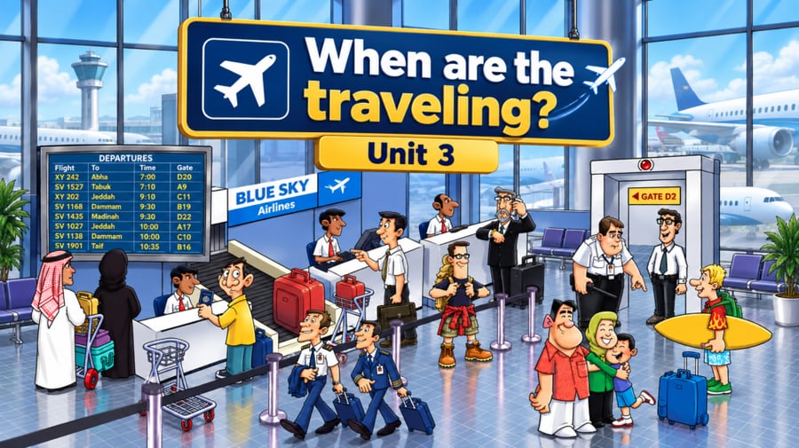 SG3 U3 L1 When Are You Traveling